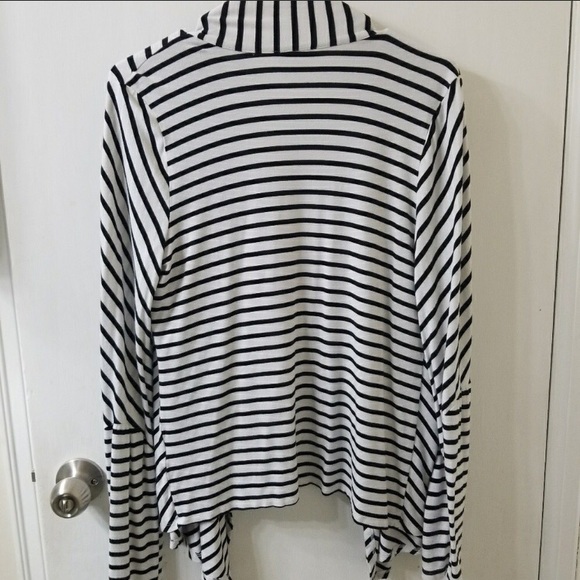 Calvin Klein asymmetrical open front Cardigan - Picture 5 of 6